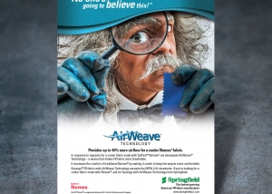 AirWeave Print Ad